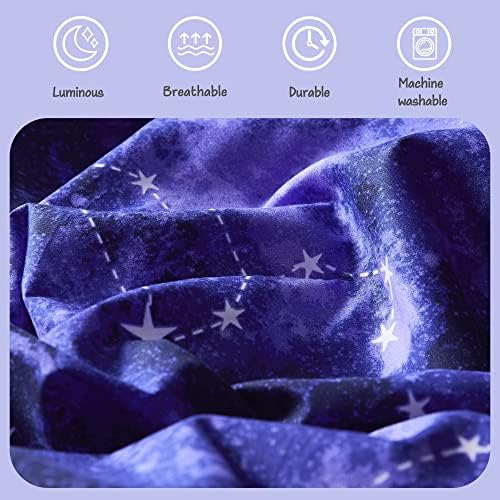 Twin Bedding Sets for Boys - 5 Pieces Galaxy Bedding Twin Bed Comforter Set