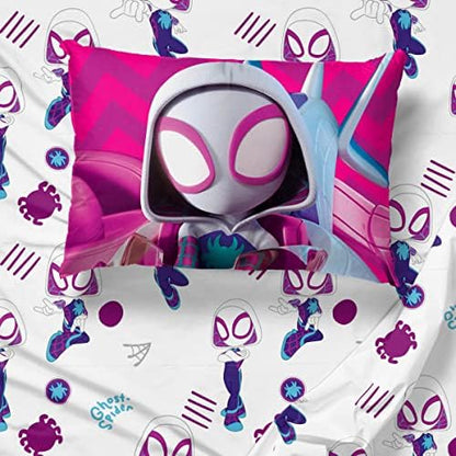 Spidey & His Amazing Friends Ghost Spider Gwen 5 Piece Twin Comforter Set
