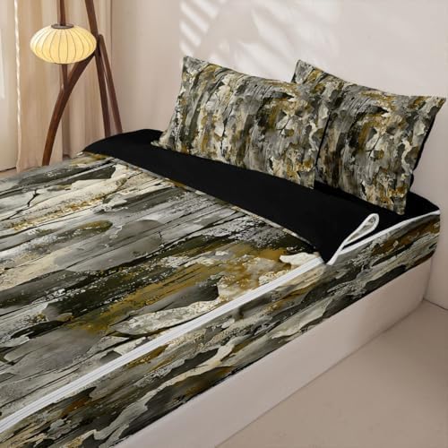 Feelyou Botanical Tree Branches Comforter Set Twin Size Kids Boys Girls