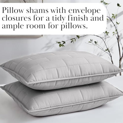 6-Piece Quilted Daybed Quilt Set Bedding Cover for day beds Twin Light Grey
