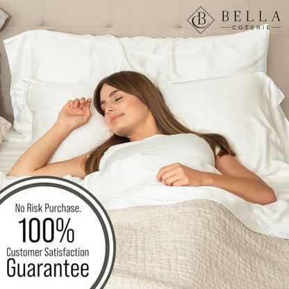 Bella Coterie | Luxury Bamboo Viscose King Size Fitted Sheet Only