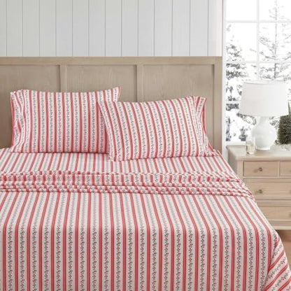 Martha Stewart - Queen Size Sheet Set with Fitted Sheet & Pillowcases