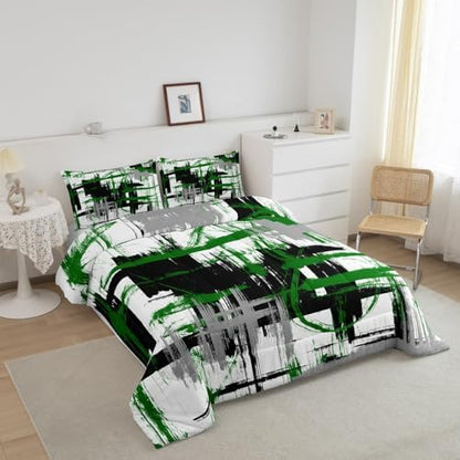 Feelyou Striped Comforter Set Queen Size Kids Boys Bedding