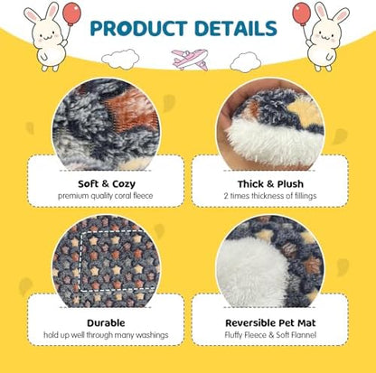 2 Pack Bunny Rabbit Bed - 14 x 17 Inch Upgraded-Thickness Pee Pads Bedding