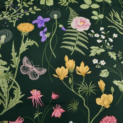 Yiran Floral Twin Comforter Set with Sheets, 6 Piece Bed in a Bag with Botanical Flowers Patterns, Dark Green Bedding Set Girls Soft Lightweight Complete Comforters with Sheets for Women