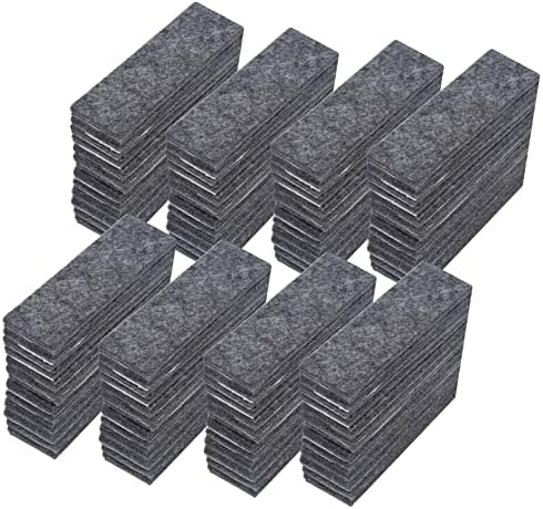 Wall Protector from Furniture, 70 Pcs Headboard Stoppers, Self Adhesive Headboard Wall Protector Protects Walls from Knocks, Suitable for Bedside, Cabinet, Chair, Sofa (3.5" x 1.1" x0.2") Grey