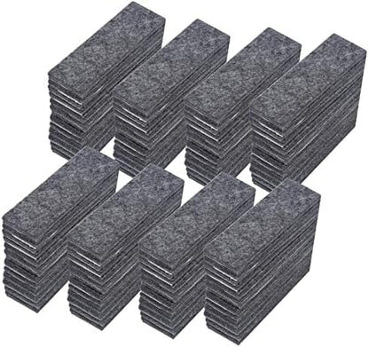Wall Protector from Furniture, 70 Pcs Headboard Stoppers, Self Adhesive Headboard Wall Protector Protects Walls from Knocks, Suitable for Bedside, Cabinet, Chair, Sofa (3.5" x 1.1" x0.2") Grey