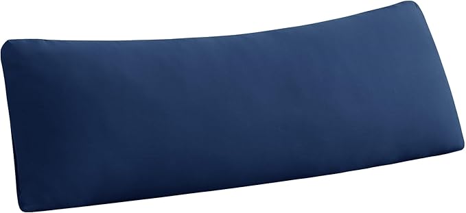 Stretchy Body Pillow Case Cover - Jersey Knit Long Pillowcase for Body Pillow, 1 Pack - Envelope Closure & Skin-Friendly, Soft and Breathable for Sleeping, 20"x54", Navy