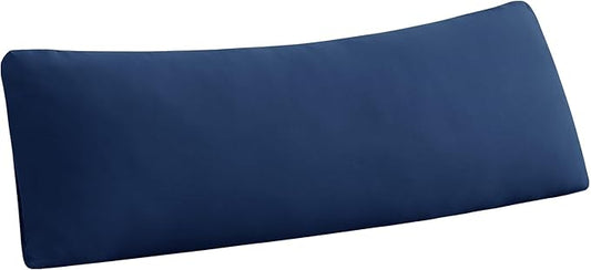 Stretchy Body Pillow Case Cover - Jersey Knit Long Pillowcase for Body Pillow, 1 Pack - Envelope Closure & Skin-Friendly, Soft and Breathable for Sleeping, 20"x54", Navy