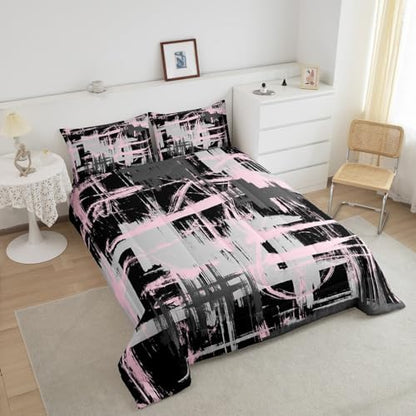 Feelyou Striped Comforter Set Full Size Kids Boys Bedding