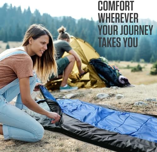 VENTURE 4TH Backpacking Sleeping Bag for Camping - Single, XXL & Double