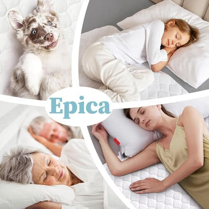 Epica Incontinence Bed Pads Washable Waterproof, 34"x52" (2 Pack)