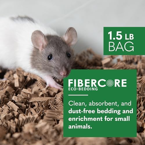ECO BEDDING 99% Dust Free Paper Bedding for Small Pets and Birds, Odor Control, 1.5 lb (Expands to 30 L)