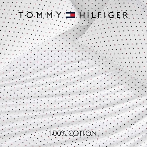 Tommy Hilfiger - Twin XL Sheet Set with Fitted Sheet & Pillowcases