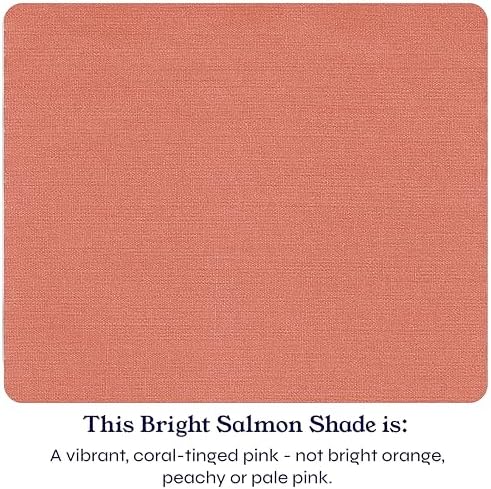California Design Den Twin XL Sheets Set - Soft 400 Thread Count Sateen, Natural 100% Cotton Bed Sheets Twin XL, Deep Pockets with All Around Elastic for a Snug Fit, Durable Bedding - Bright Salmon