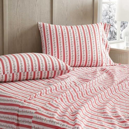 Martha Stewart - Queen Size Sheet Set with Fitted Sheet & Pillowcases