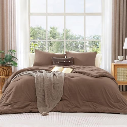 WRENSONGE Oversized King Comforter Set-3 Pieces Soft Comforter Size Bedding