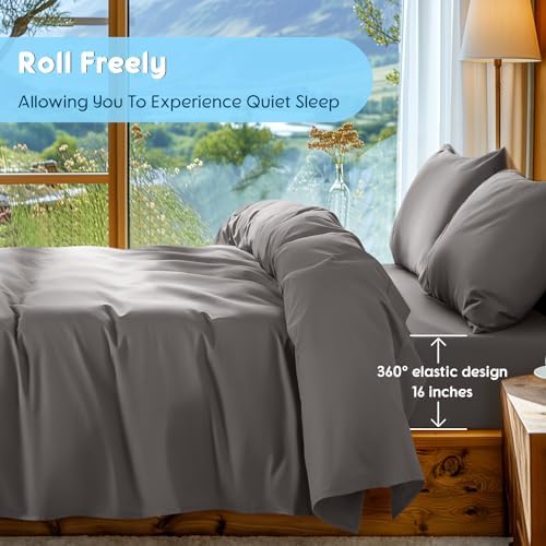 SONORO KATE 1000 Series 100% Egyptian Cotton Cal King Sheet Set,4 Pieces