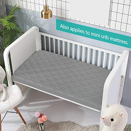 Pack and Play Sheets Mattress Pad Protector Fitted Waterproof Fit for Graco