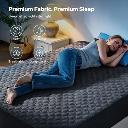 BEDLORE 2 Pack Waterproof Mattress Protector, Cal King Size Mattress Pad