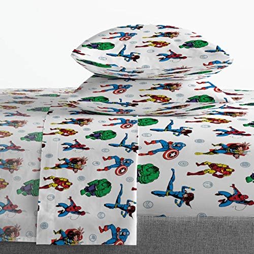 Marvel Comics Iron Man Queen Comforter Set 5 Piece Kids Bedding, Multi