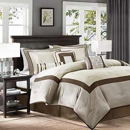 Madison Park Deluxe Hotel Style Comforter Set, 7PC Cal King Bedding Set
