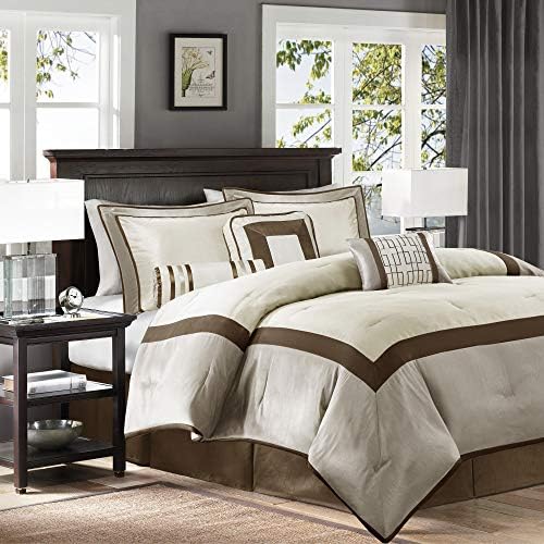 Madison Park Deluxe Hotel Style Comforter Set, 7PC Queen Bedding Set