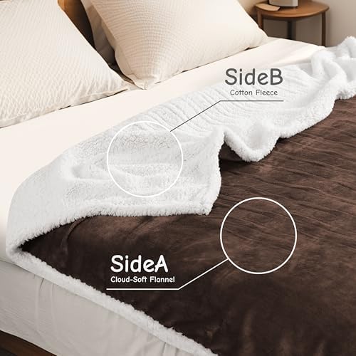 Soypipo Electric Heated Blanket 84"x90", 9 Heat Settings 10-Hour Auto-Off