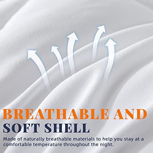 Down Alternative Comforter White Full Size - All Season Duvet Insert