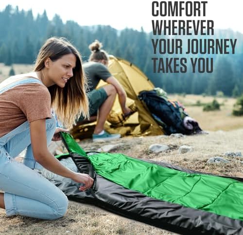 VENTURE 4TH Backpacking Sleeping Bag for Camping - Single, XXL & Double