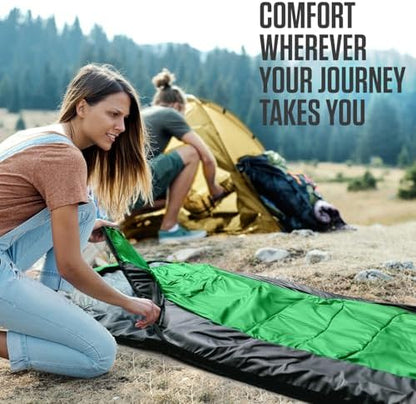 VENTURE 4TH Backpacking Sleeping Bag for Camping - Single, XXL & Double
