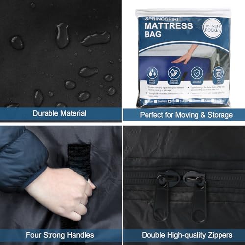Mattress Bags for Moving and Storage Queen Size Waterproof