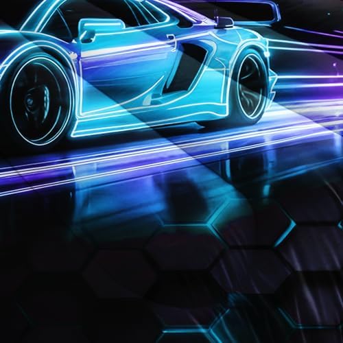 HOSIMA Race Car Bedding Sets Full Gaming Comforter with 2 Pillowcases.