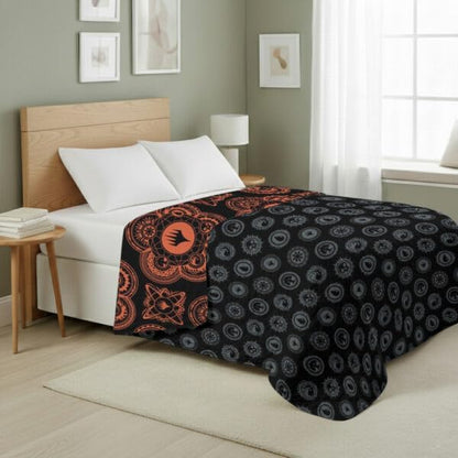 Northwest Magic The Gathering Magical Sorcerey Twin Quilted Blanket, Comfy Throw, Adults Boys Girls, Soft Lightweight Bedding for Bed, or Couch, 60 x 90 inches