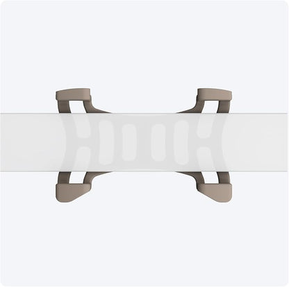 Tractive Rubber Clip Mount x2 for Tractive Dog 6 GPS Tracker (Brown)