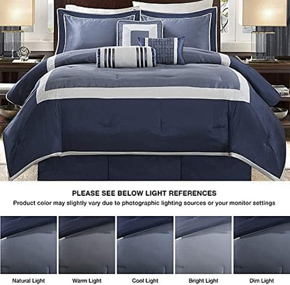 Madison Park Deluxe Hotel Style Comforter Set, 7PC King Bedding Set