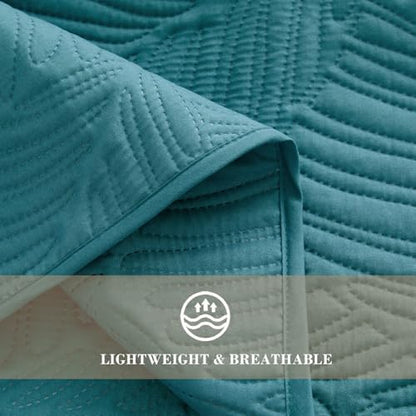 Exclusivo Mezcla Lightweight Twin Size Quilt Bedding Set, Soft Microfiber