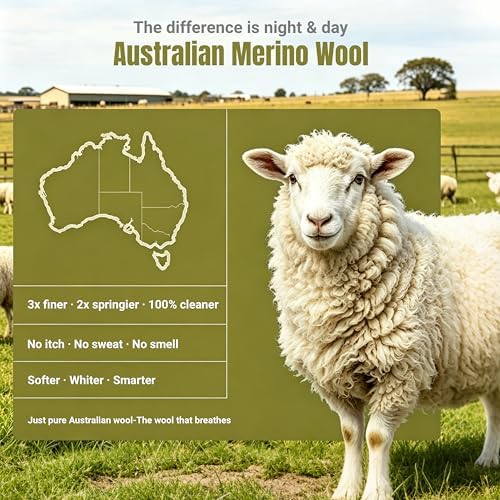100% Australian Wool Comforter Twin Size-All Season Breathable Duvet Insert