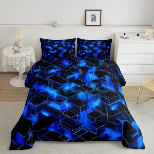 Feelyou Honeycomb Hexagonal Comforter Set Toddler Size Kids Boys Girls