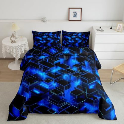 Feelyou Honeycomb Hexagonal Comforter Set Toddler Size Kids Boys Girls