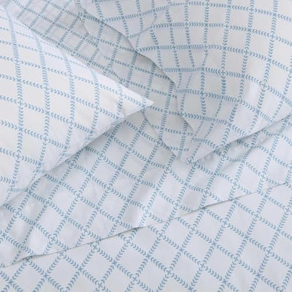 Martha Stewart - Twin Size Sheet Set with Fitted Sheet & Pillowcase