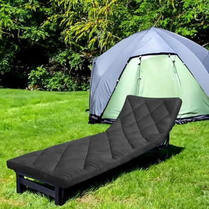 Cot Mattress Pad 30" X 75" Quilted Cot Pads for Camping