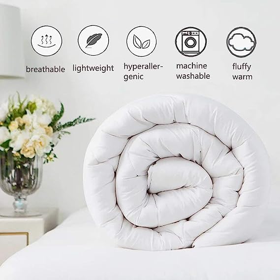 Black Grey Marble Comforter Queen Size, Abstract Modern Bedding Set with Golden River Texture, 3Pcs Soft Microfiber Quilted Comforter for All Seasons, 2 Matching Pillowcases/ 90"x90"