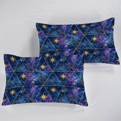 Celestial Comforter Set King, Geometric Bedding for Teens Girls