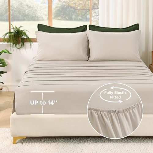 Litanika Twin/Twin XL Comforter Set with Sheets - 5 Pieces Bed in a Bag