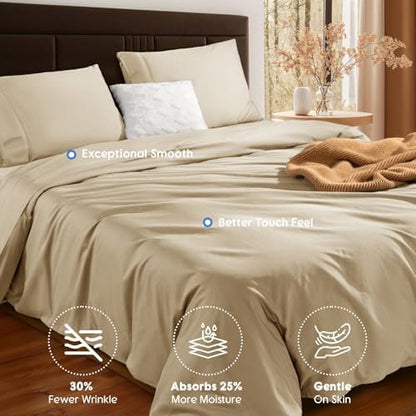SONORO KATE 1000 Series 100% Egyptian Cotton King Duvet Cover Set,3PC