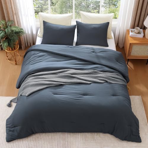 WRENSONGE Oversized King Comforter Set-3 Pieces Soft Comforter Size Bedding