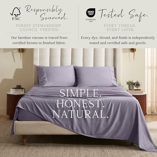 KARISSA MAE Luxury Bamboo Viscose Full Size Sheet Set