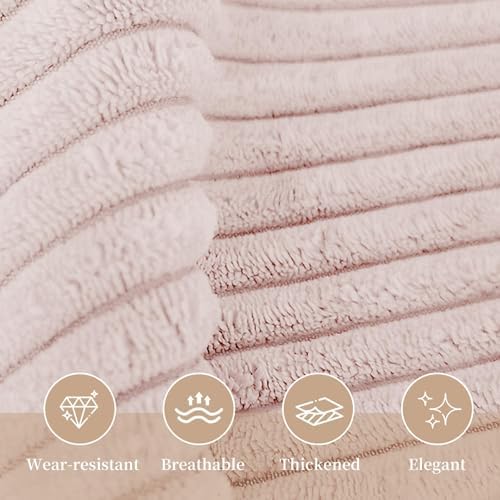Sasttie Headboard Pillow Queen, Wedge Pillow Headboard, Light Pink