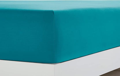 Clara Clark Bed Sheets, Premier 1800 Series 4 Piece Bed Sheet Set, Deep Pocket, Wrinkle, Fade, Stain Resistant, Luxury Soft Bedding Sheets & Pillowcases, California King, Teal